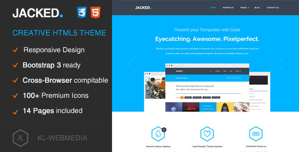 Jacked - Creative HTML5 Template