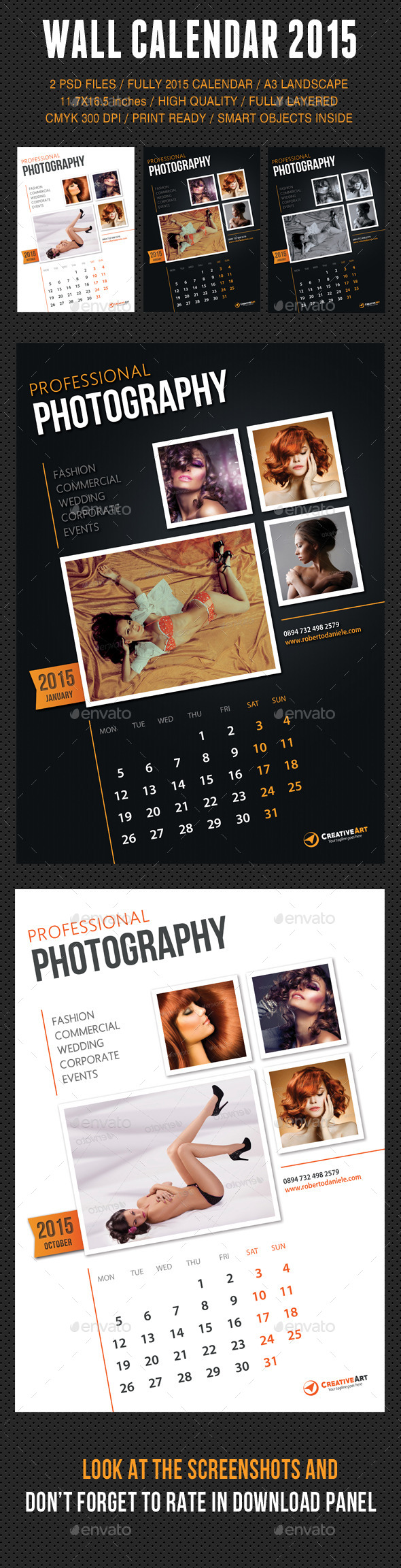 GraphicRiver Wall Calendar 2015 V09 9374767 GraphicRiver Wall Calendar 2015 V09 9374767