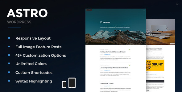 Astro - Responsive WordPress Blog Theme