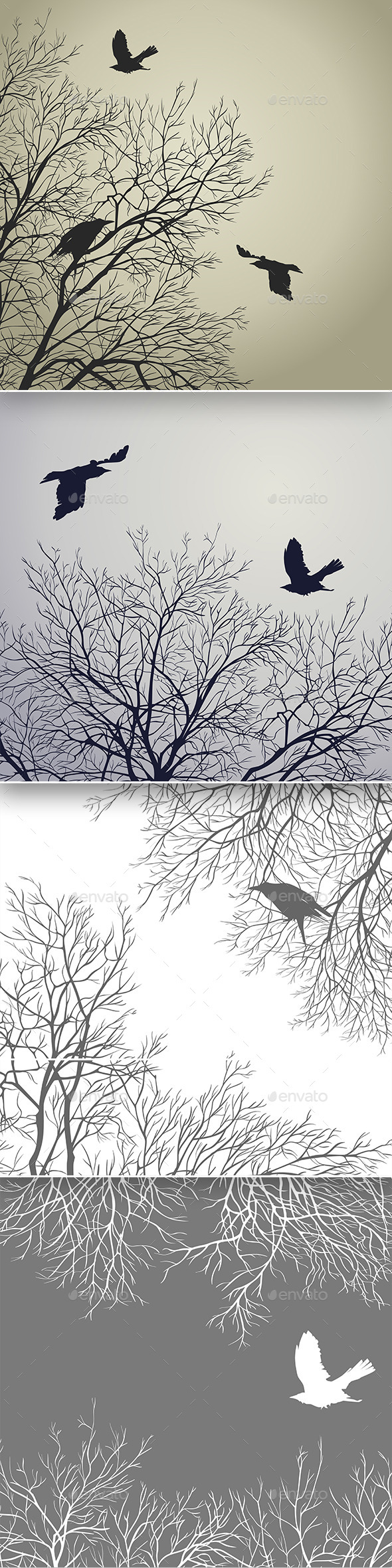 GraphicRiver Winter Birds 9375111 GraphicRiver Winter Birds 9375111