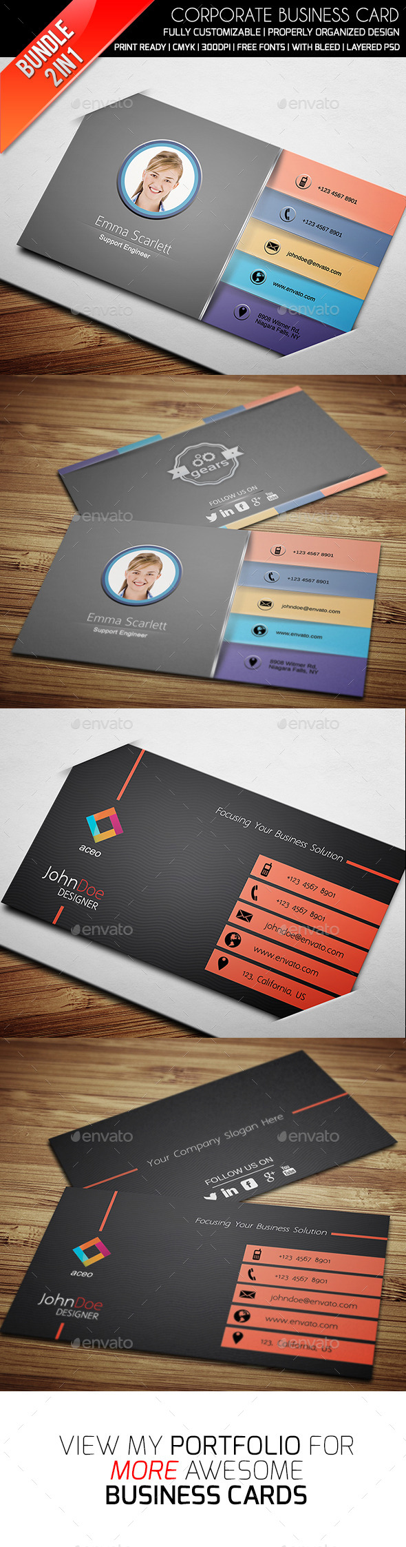 GraphicRiver Business Card Bundle Vol 6 9376389 GraphicRiver Business Card Bundle Vol 6 9376389