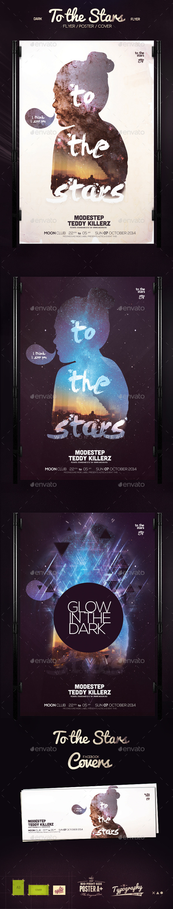 To the Stars Poster (Clubs & Parties)