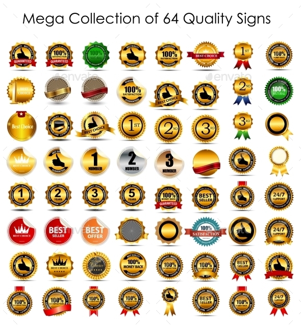 GraphicRiver Collection of 64 Quality Label Signs 9376794 GraphicRiver Collection of 64 Quality Label Signs 9376794