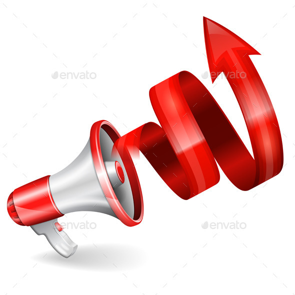 GraphicRiver Megaphone 9377588 GraphicRiver Megaphone 9377588