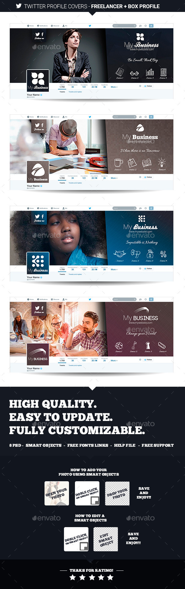 GraphicRiver Twitter Profile Covers Freelancer 9377702 GraphicRiver Twitter Profile Covers Freelancer 9377702