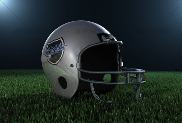 American football helmet - 3DOcean Item for Sale
