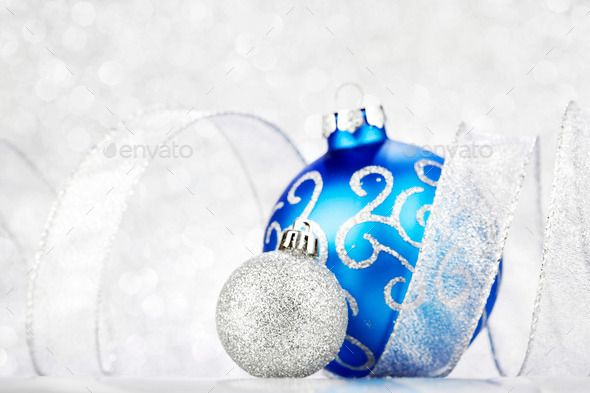 Beautiful blue christmas ball (Misc) Photo Download