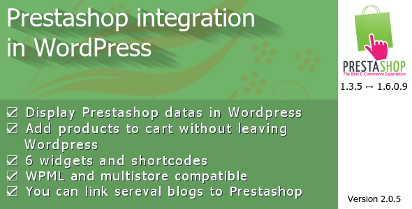 Prestashop integration in WordPress Prestashop integration in WordPress