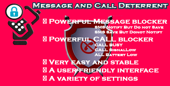 CodeCanyon Message and Call Deterrent 9379198 CodeCanyon Message and Call Deterrent 9379198