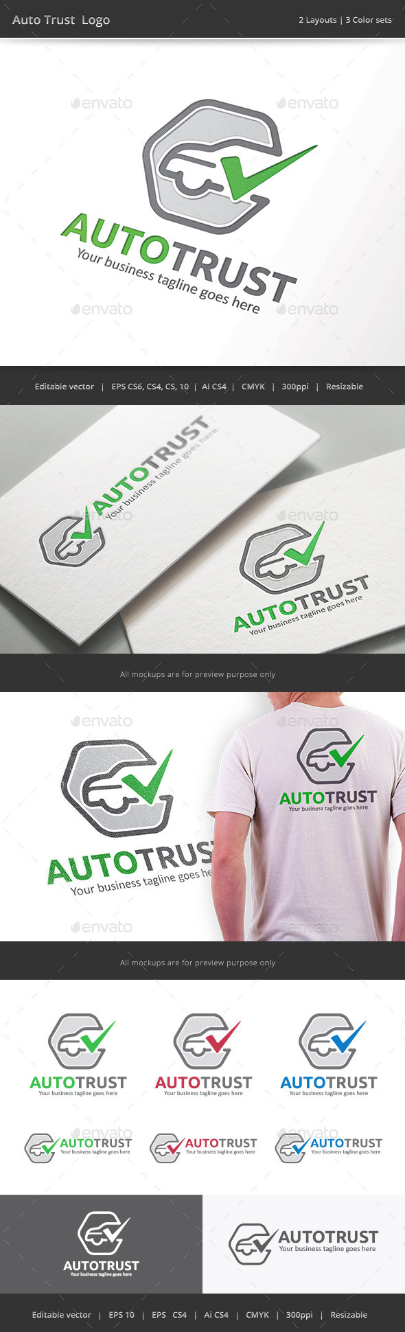 GraphicRiver Auto Trust Car Check Logo 9380808 GraphicRiver Auto Trust Car Check Logo 9380808