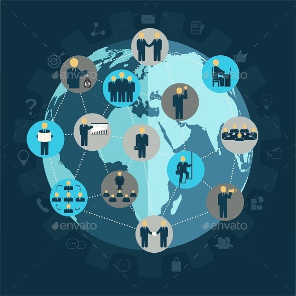 GraphicRiver Social Networking Business People 9382256 GraphicRiver Social Networking Business People 9382256