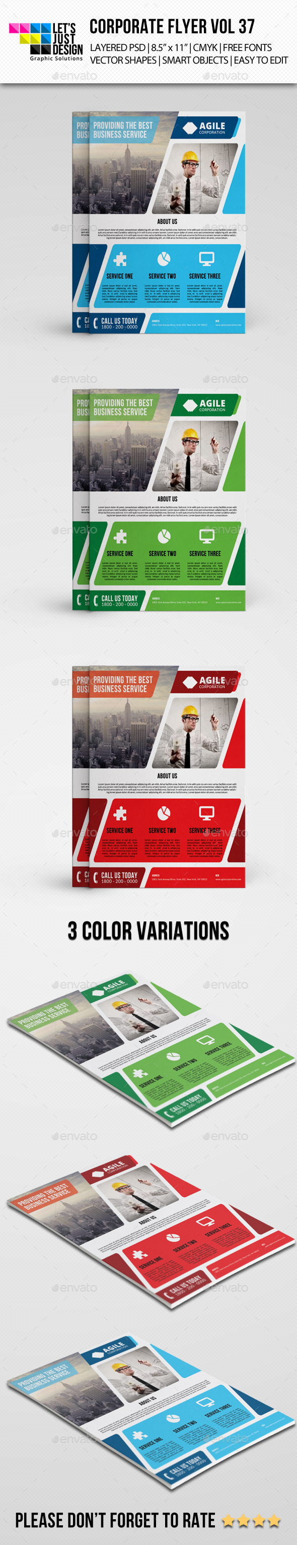 GraphicRiver Corporate Flyer Template Vol 37 9384185 GraphicRiver Corporate Flyer Template Vol 37 9384185