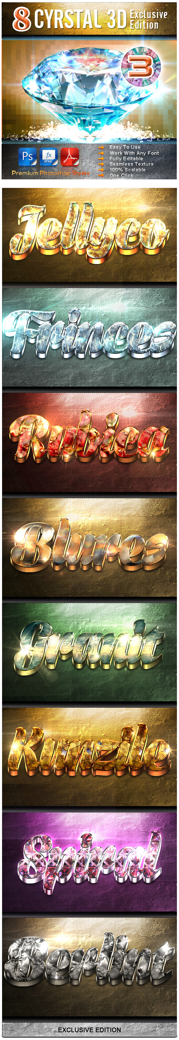 GraphicRiver 8 Crystal 3D Exclusive Edition Vol.3 9387011 GraphicRiver 8 Crystal 3D Exclusive Edition Vol.3 9387011