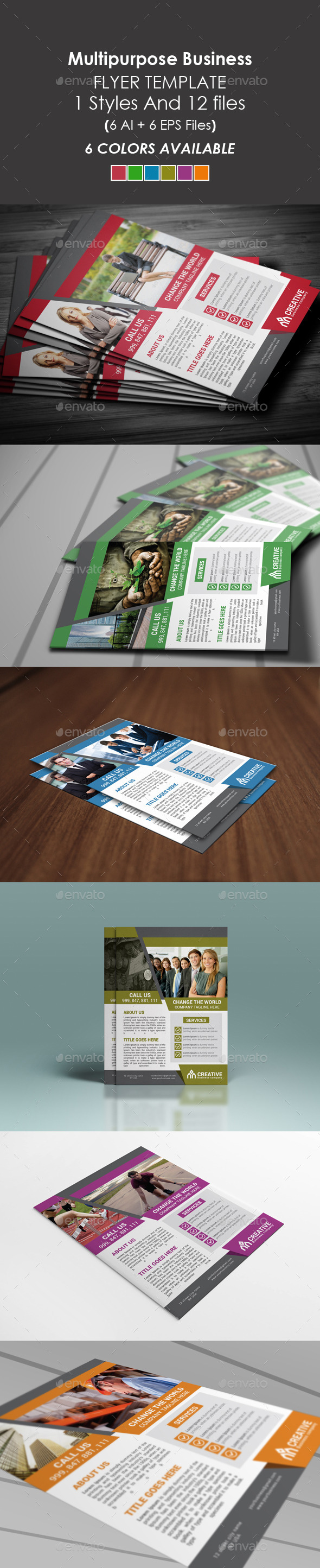 GraphicRiver Corporate Multipurpose Flyer 9400837 GraphicRiver Corporate Multipurpose Flyer 9400837