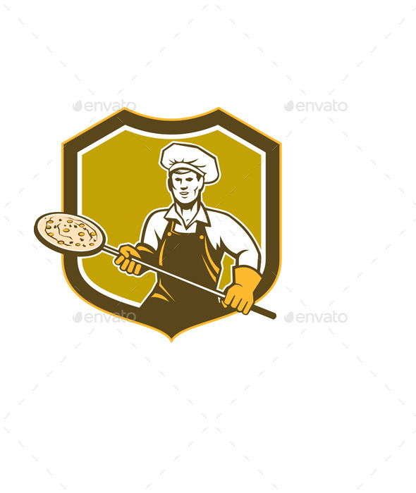 Pizza Maker Shield (People)