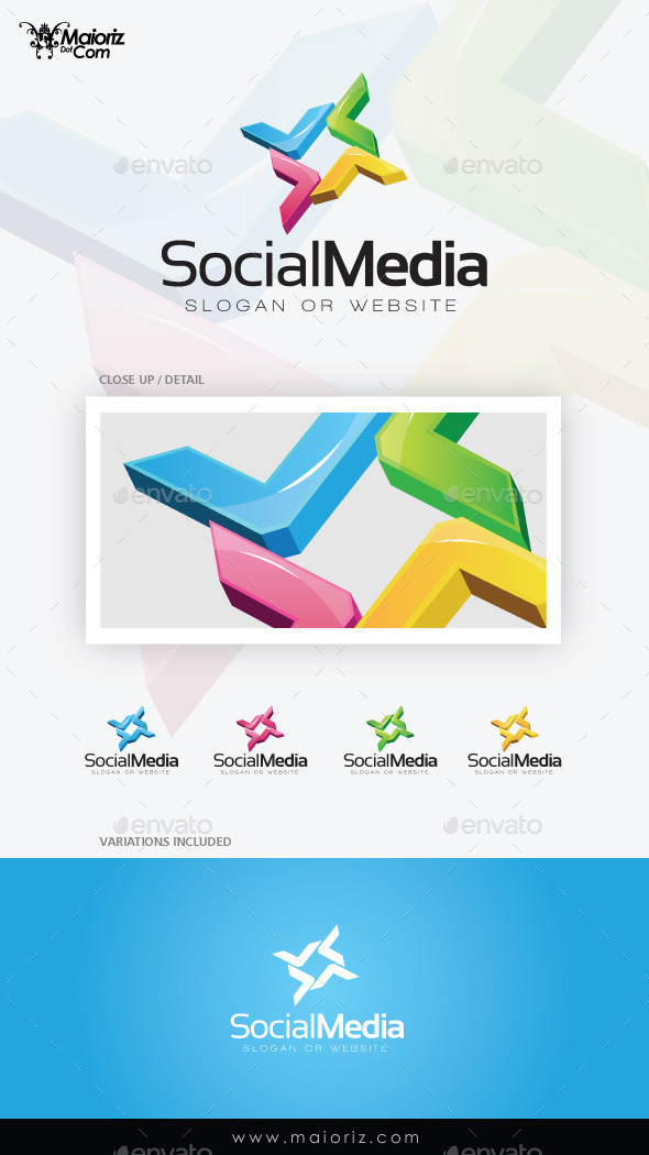 GraphicRiver Social Media Logo Template 9400964 GraphicRiver Social Media Logo Template 9400964