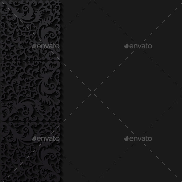 Abstract Background with Floral Pattern (Backgrounds)