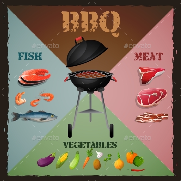 BBQ Menu Poster (Food)