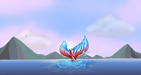 GraphicRiver Mermaid Tail 9402210 GraphicRiver Mermaid Tail 9402210