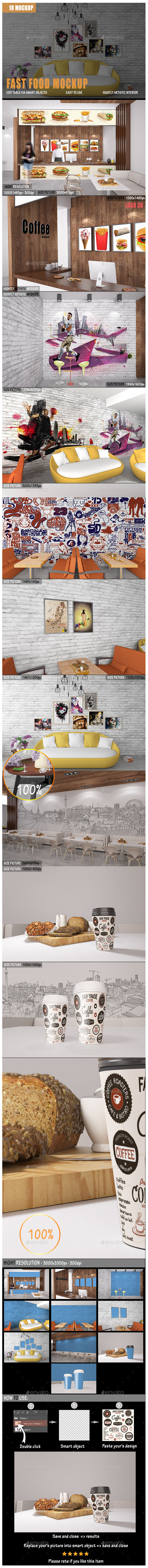 Fast Food Mockup Fast Food Mockup
