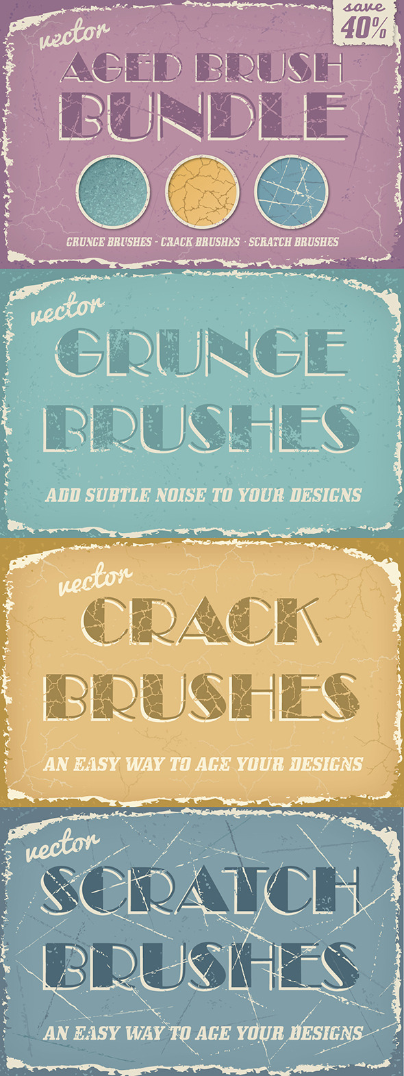 GraphicRiver Aged Vector Brush Bundle 9403406 GraphicRiver Aged Vector Brush Bundle 9403406