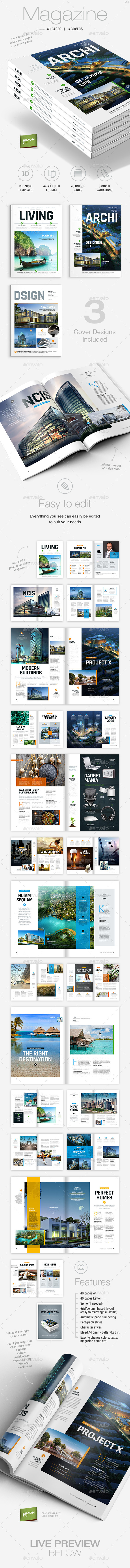 GraphicRiver Magazine Template A4 and Letter Living 9403993 GraphicRiver Magazine Template A4 and Letter Living 9403993