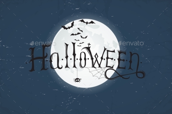 GraphicRiver Abstract Typography Halloween Night Background 9404387 GraphicRiver Abstract Typography Halloween Night Background 9404387