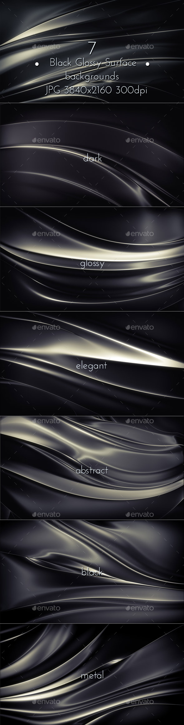 Black Glossy Surface Black Glossy Surface