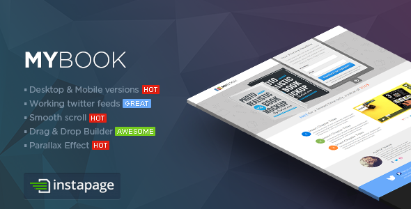 MYBook - Instapage ebook Landing Page