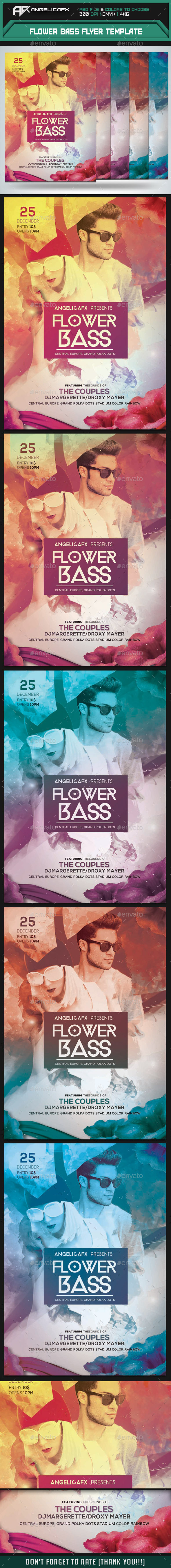 GraphicRiver Flower Bass Flyer Template 9405896 GraphicRiver Flower Bass Flyer Template 9405896