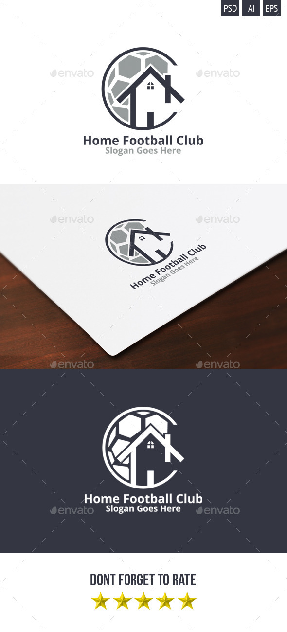 GraphicRiver Home Football Club Logo 9406038 GraphicRiver Home Football Club Logo 9406038