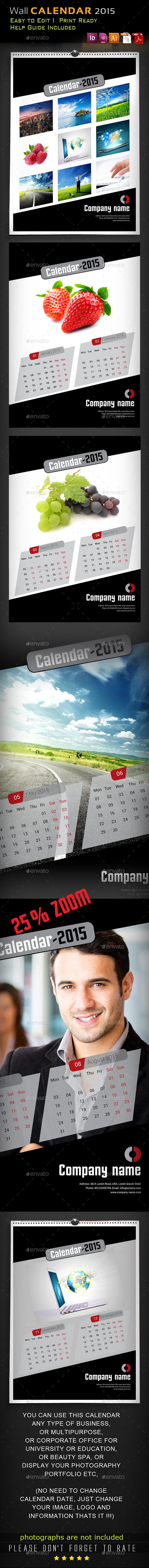 GraphicRiver Wall Calendar Set 2015 9343850 GraphicRiver Wall Calendar Set 2015 9343850