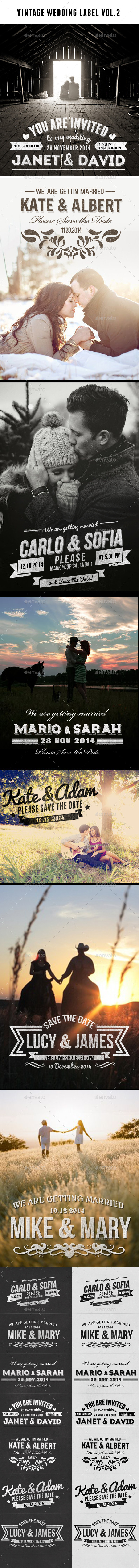 GraphicRiver Vintage Wedding Label Vol2 9407551 GraphicRiver Vintage Wedding Label Vol2 9407551