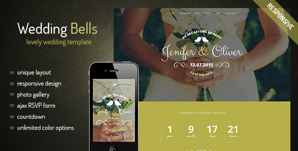 Wedding Bells - Responsive Wedding Template