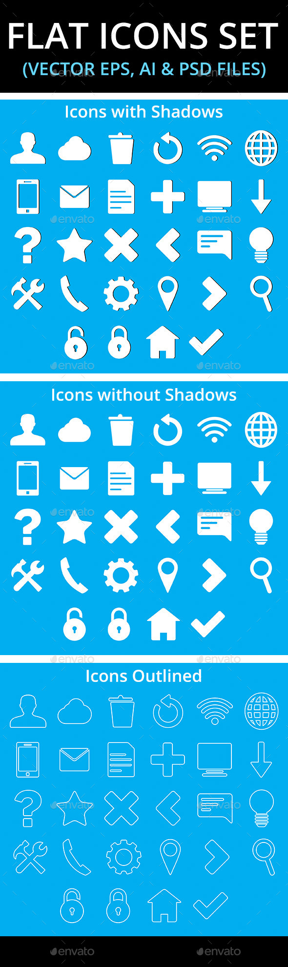 Flat Icons Set