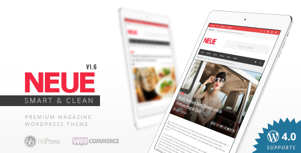 NEUE Smart & Modern Magazine Theme NEUE Smart & Modern Magazine Theme