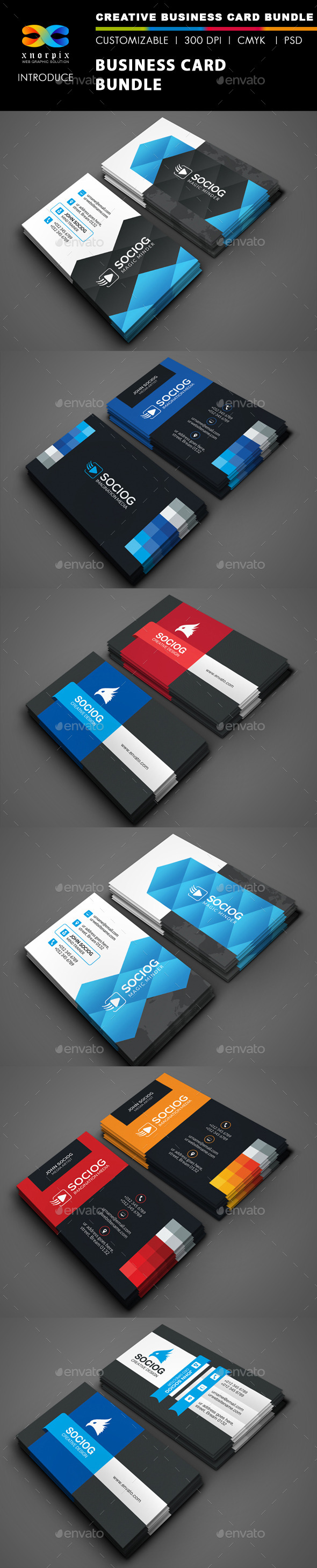 GraphicRiver Business Card Bundle 3 in 1-Vol 44 9411025 GraphicRiver Business Card Bundle 3 in 1-Vol 44 9411025