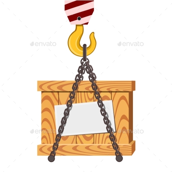 GraphicRiver Cargo Transportation Crane Hook and Wooden Box 9411334 GraphicRiver Cargo Transportation Crane Hook and Wooden Box 9411334
