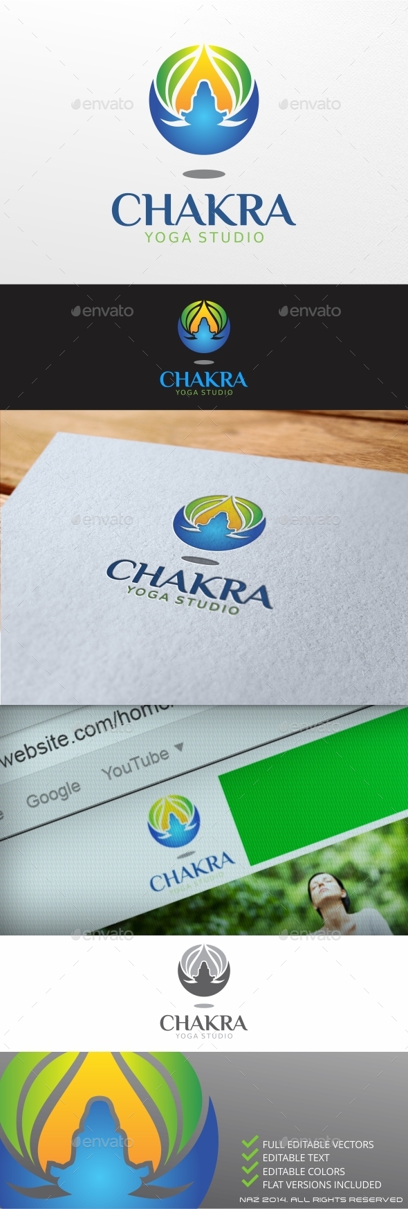 GraphicRiver Chakra Yoga Logo 9411731 GraphicRiver Chakra Yoga Logo 9411731