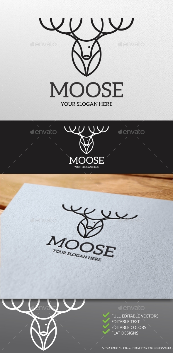 GraphicRiver Moose Logo 9411840 GraphicRiver Moose Logo 9411840