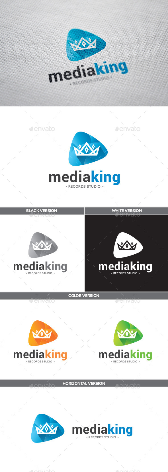 GraphicRiver MediaKing Logo 9411983 GraphicRiver MediaKing Logo 9411983