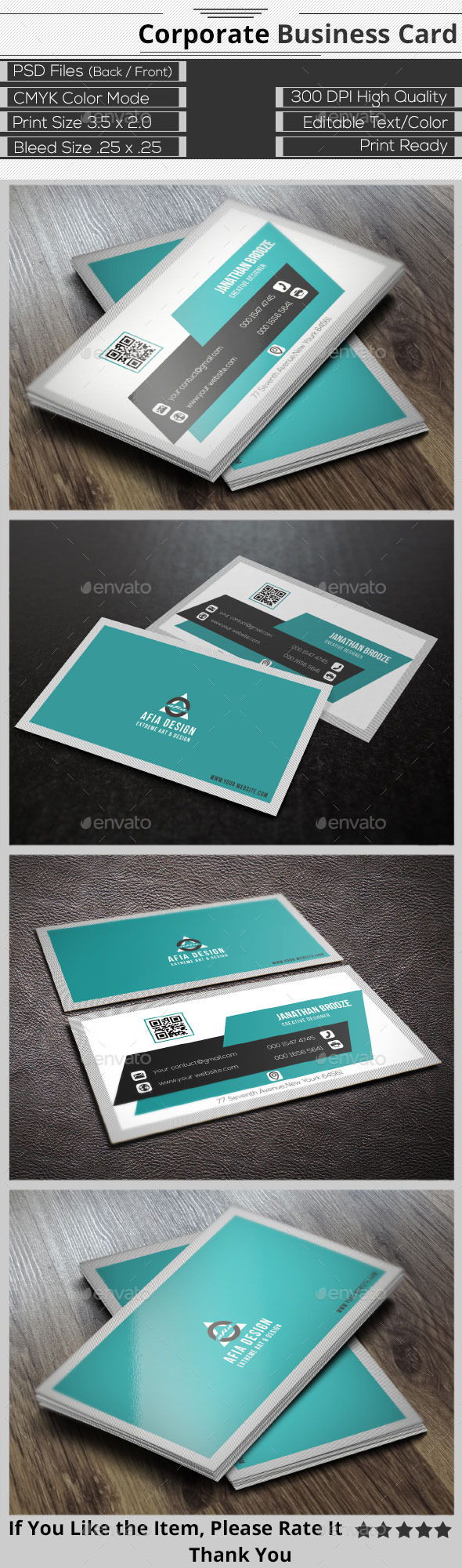 GraphicRiver Clean Corporate Business Card 9412280 GraphicRiver Clean Corporate Business Card 9412280