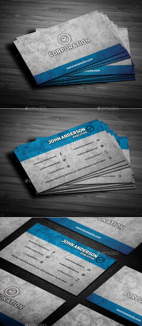 GraphicRiver Grunge Business Card 9412448 GraphicRiver Grunge Business Card 9412448