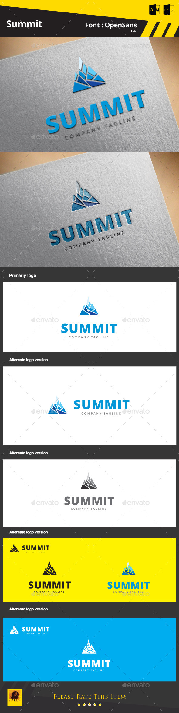 GraphicRiver Summit Logo Template 9412750 GraphicRiver Summit Logo Template 9412750
