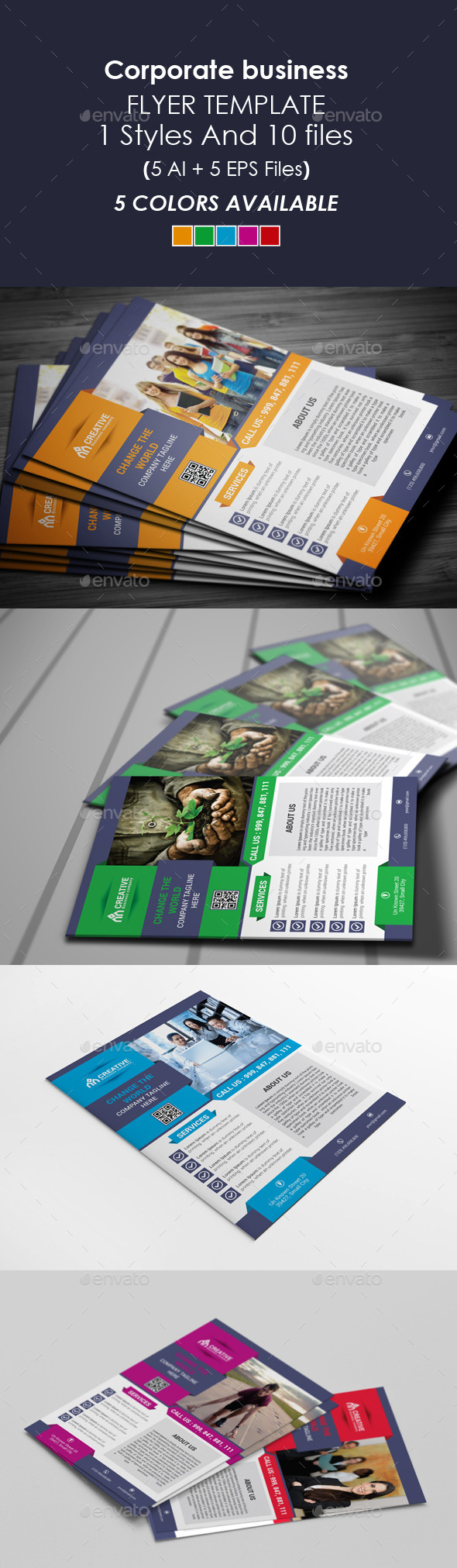 GraphicRiver Corporate Business Flyer Template 9412810 GraphicRiver Corporate Business Flyer Template 9412810