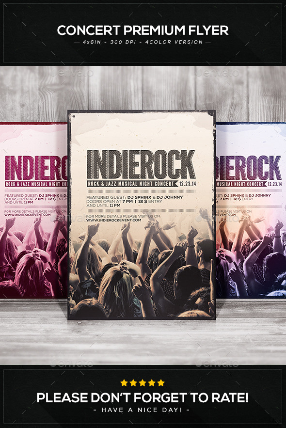 GraphicRiver Concert Premium Flyer V.3 9413015 GraphicRiver Concert Premium Flyer V.3 9413015