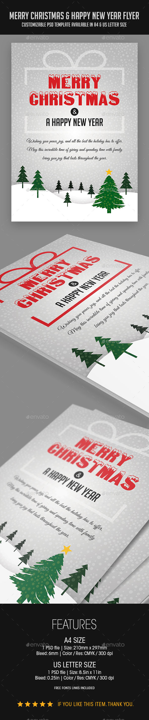 GraphicRiver Merry Christmas & Happy New Year Flyer 9413458 GraphicRiver Merry Christmas & Happy New Year Flyer 9413458