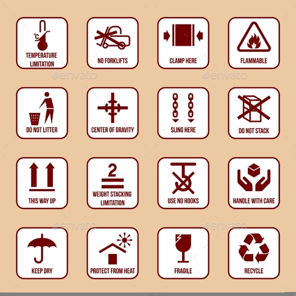 Handling and Packing Icons (Miscellaneous)