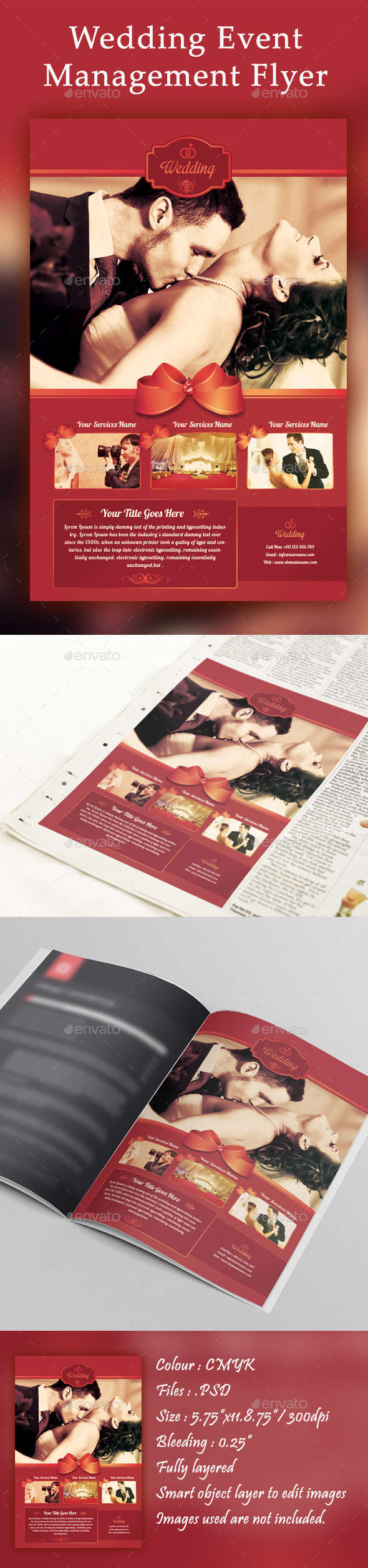 GraphicRiver Wedding Event Management Flyer 9414398 GraphicRiver Wedding Event Management Flyer 9414398