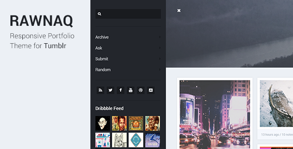 ThemeForest Rawnaq Responsive Portfolio Theme For Tumblr 9315551 ThemeForest Rawnaq Responsive Portfolio Theme For Tumblr 9315551